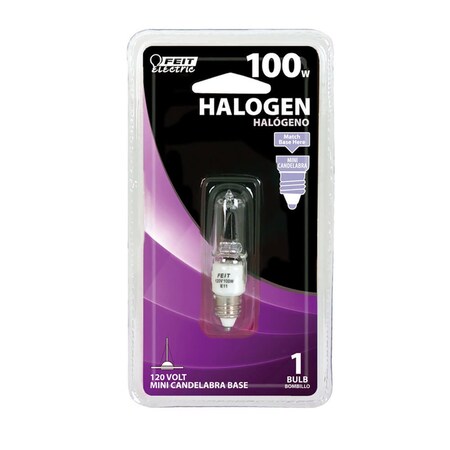 Feit Electric Feit 100 W T4 Tubular Halogen Bulb 1600 lm Warm White 1 pk BPQ100/CL/MC/RP